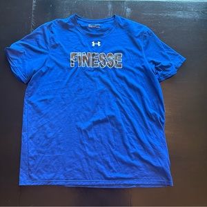 Under Armor XL Blue Athletic Workout T-Shirt